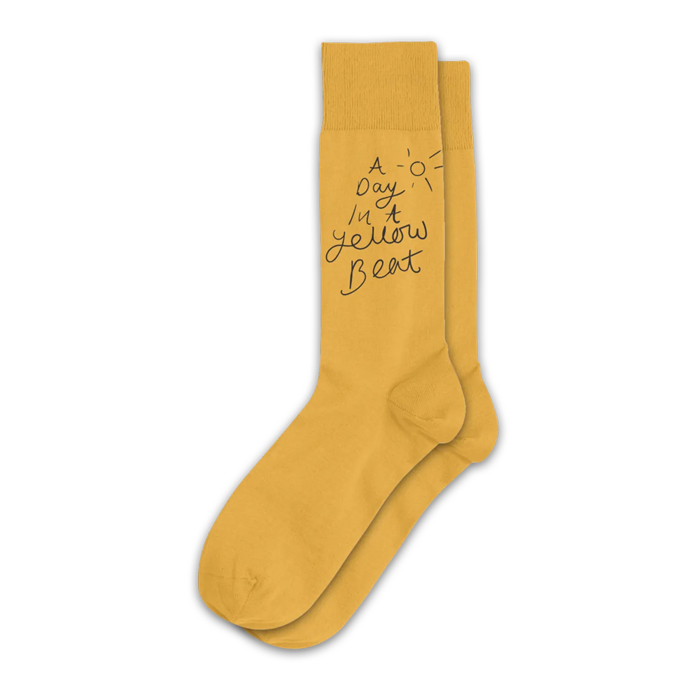 Yellow Days Yellow Beat Socks