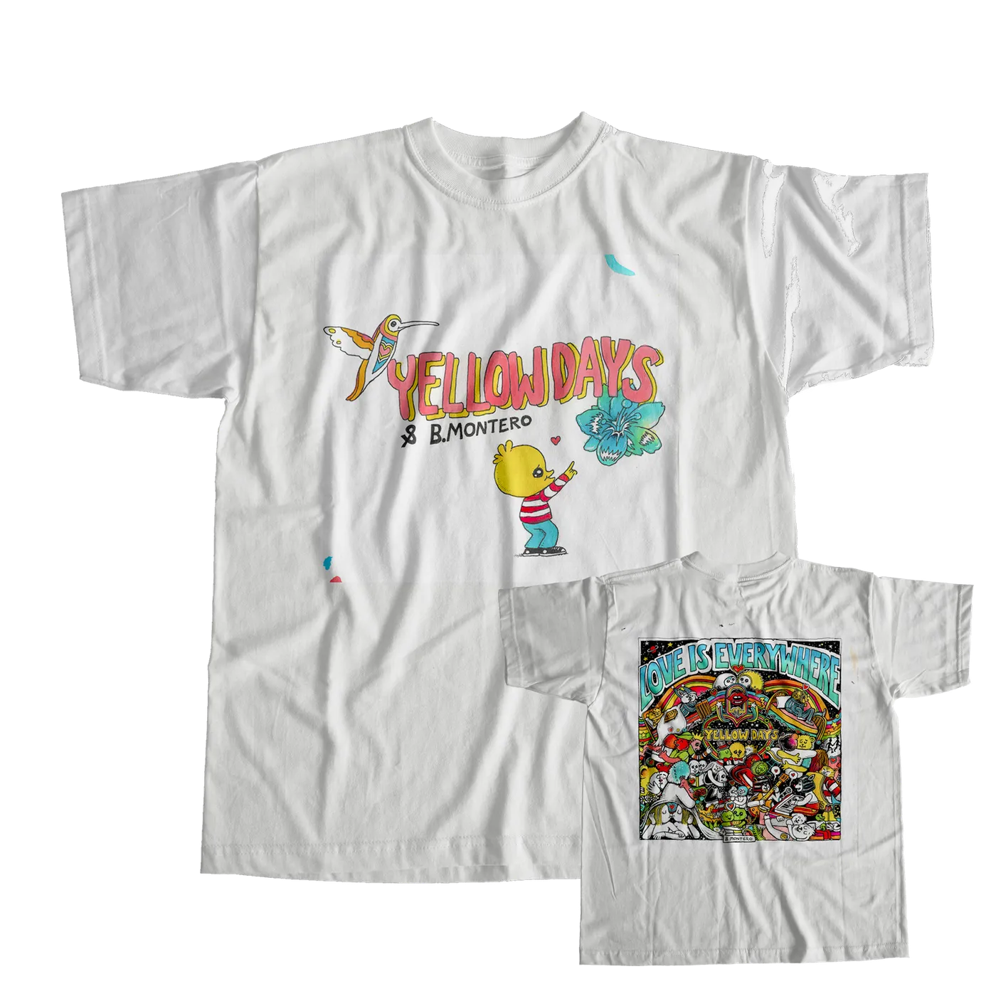 Yellow Days Love is Everywhere Tee X Bjenny Montero
