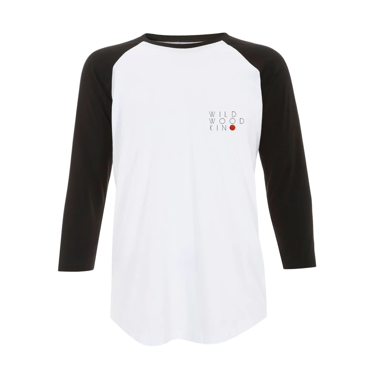 Wildwood Kin Wht/Black Baseball Tee