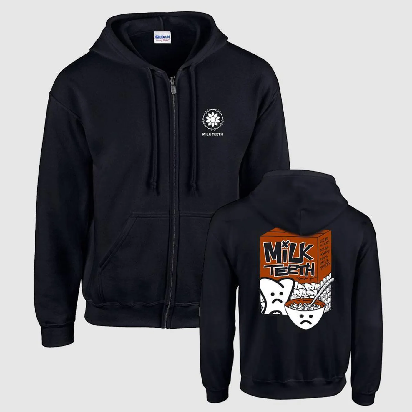 Milk Teeth Breast Logo Hoodie