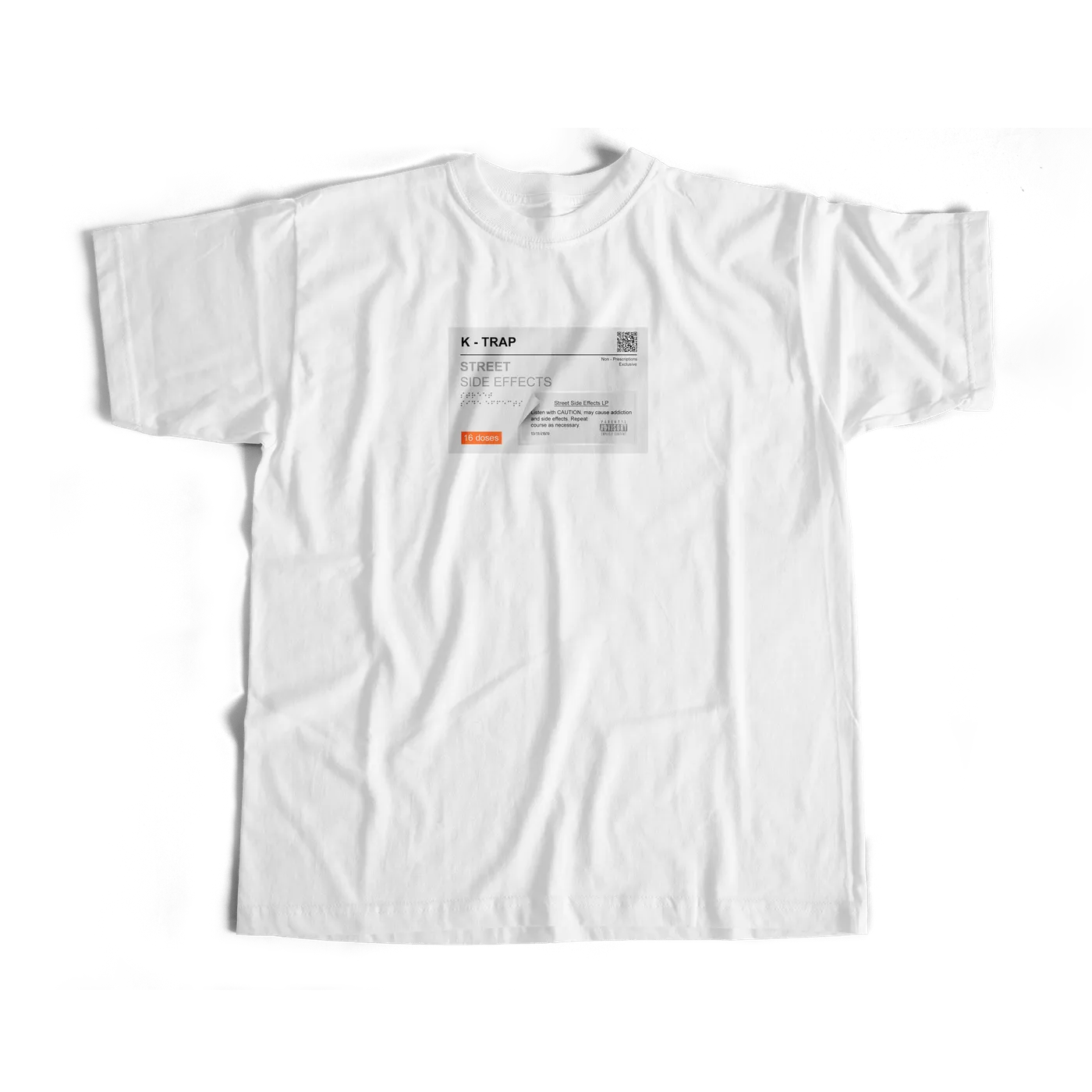 K-Trap White Street Side Effects Tee