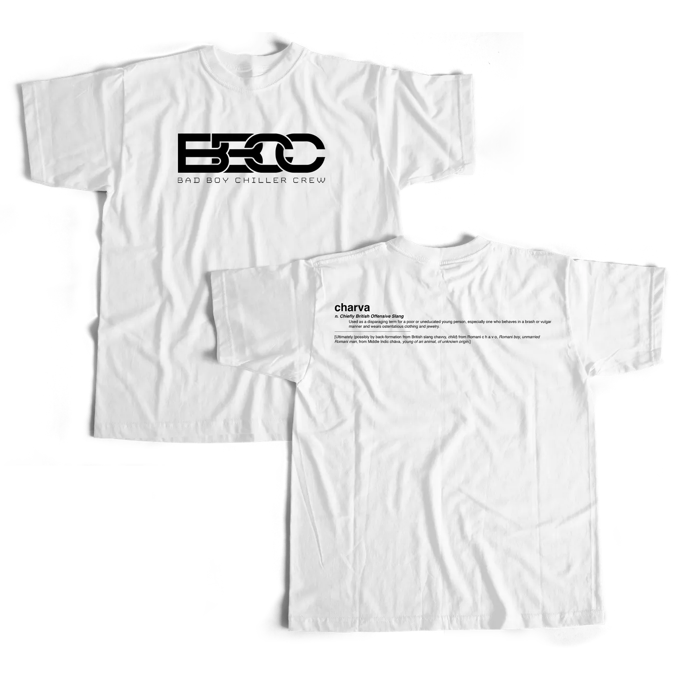 Bad Boy Chiller Crew BBCC White Logo Tee
