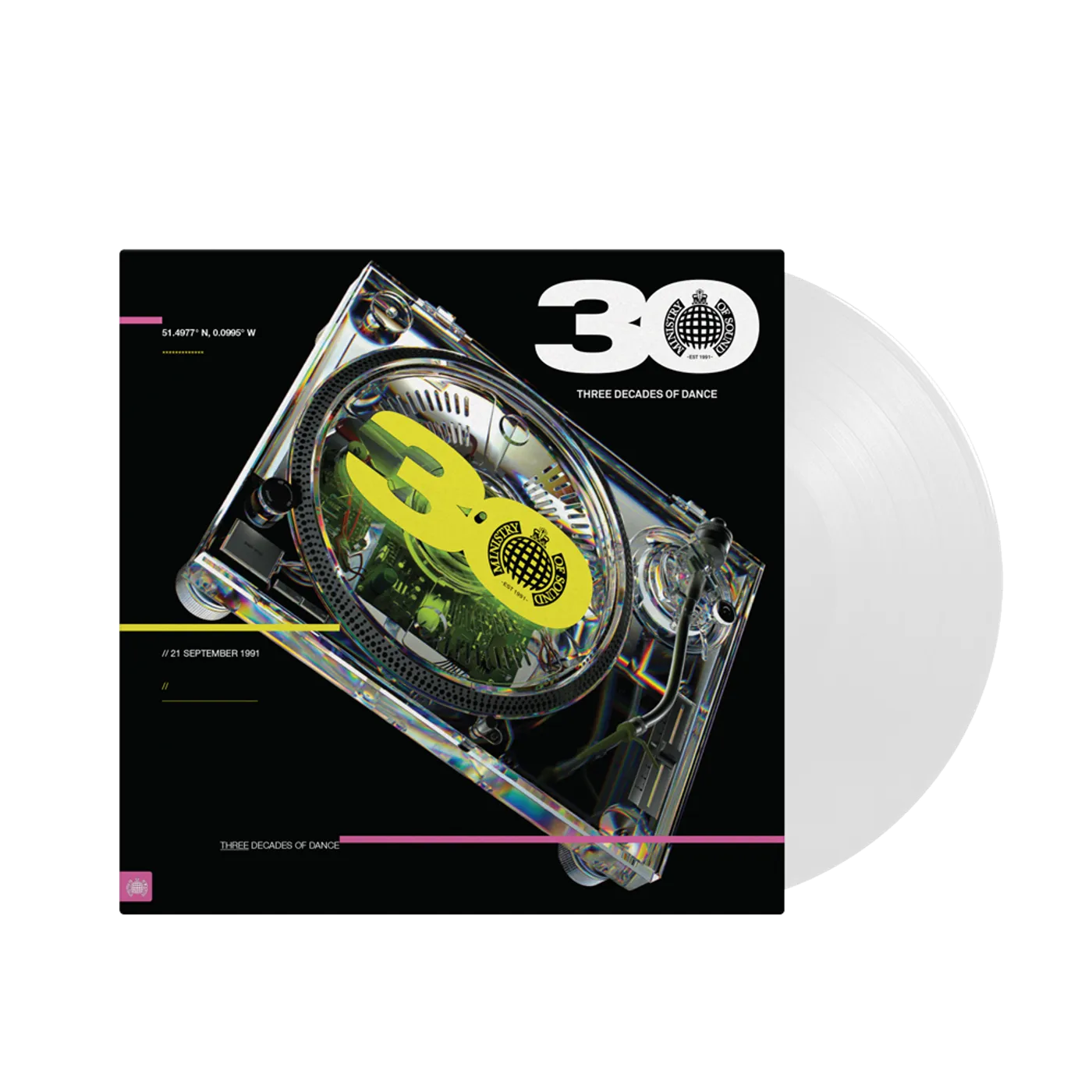Ministry of Sound 30 Years: Three Decades of Dance (Clear Vinyl)