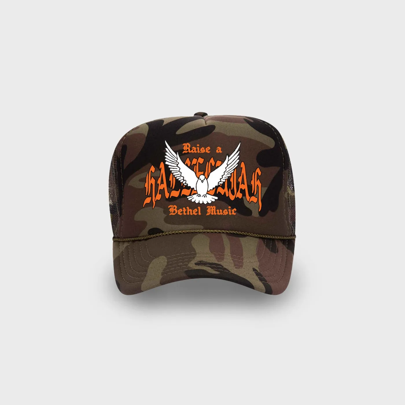 Bethel Music RAISE A HALLELUJAH TRUCKER HAT, CAMO
