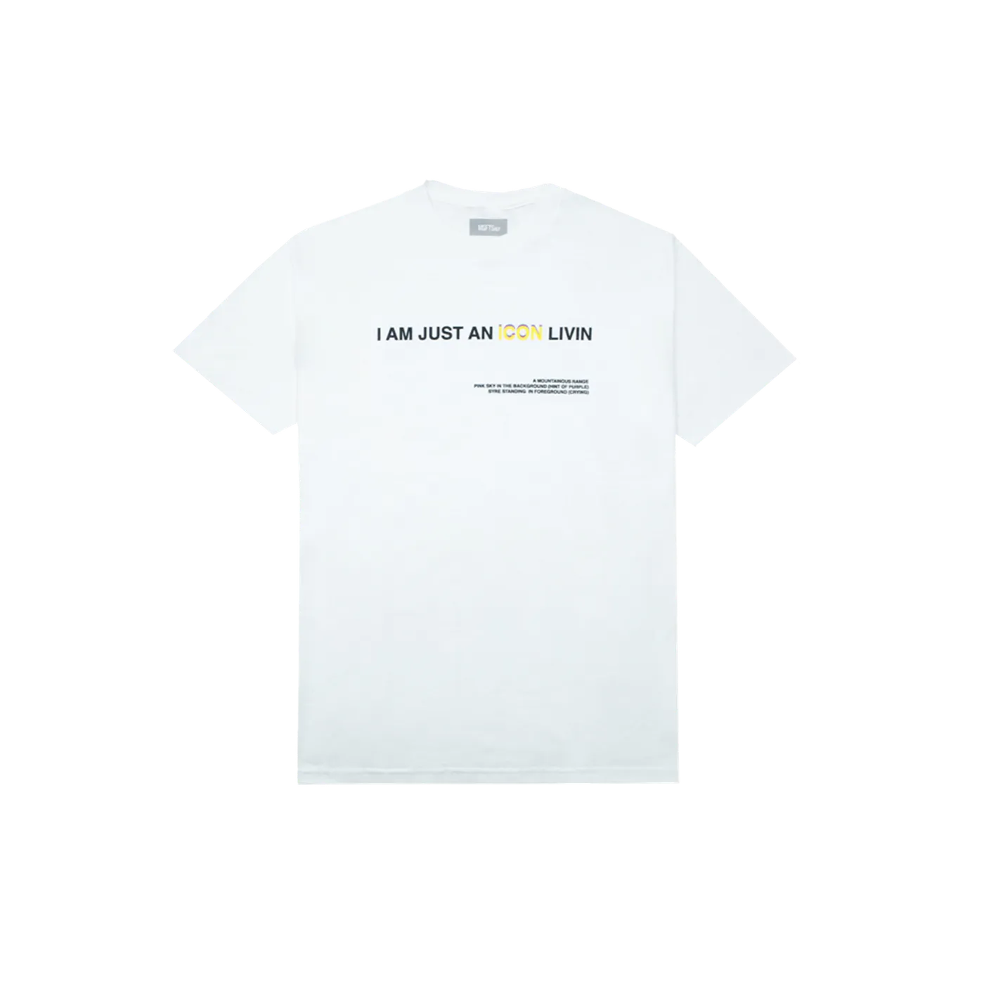 Jaden Smith SYRE ICON T-SHIRT, WHITE