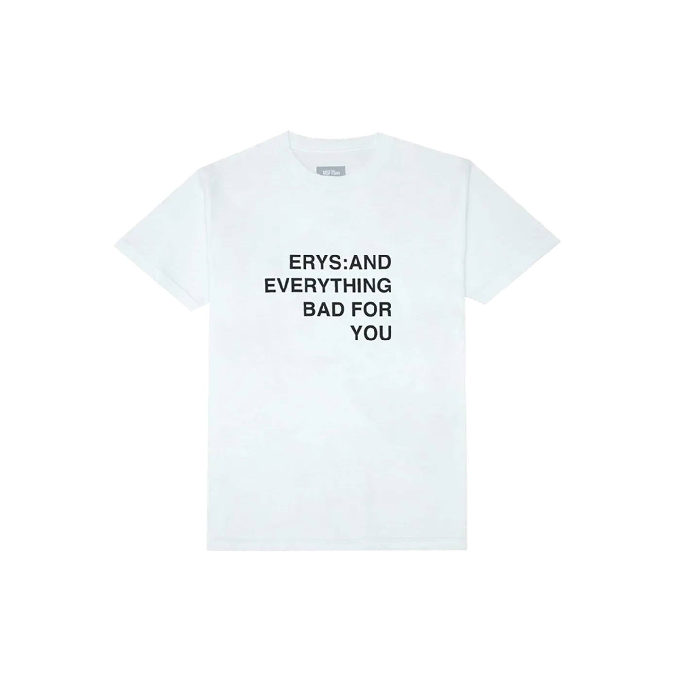 Jaden Smith ERYS: AND EVERYTHING BAD FOR YOU, WHITE