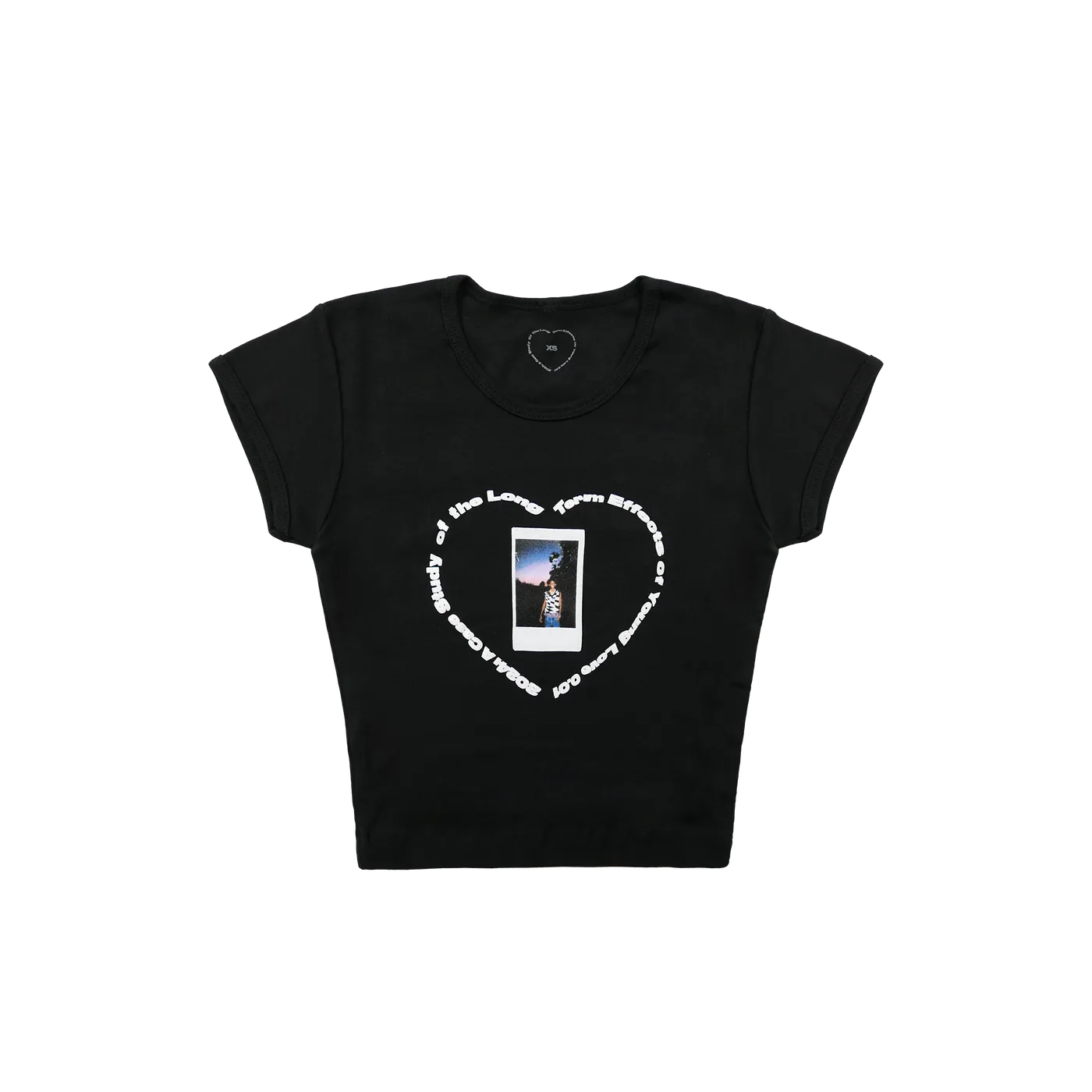 Jaden Smith A Case Study Baby Tee, Black