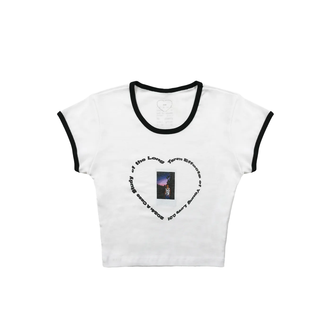 Jaden Smith A Case Study Baby Tee, White