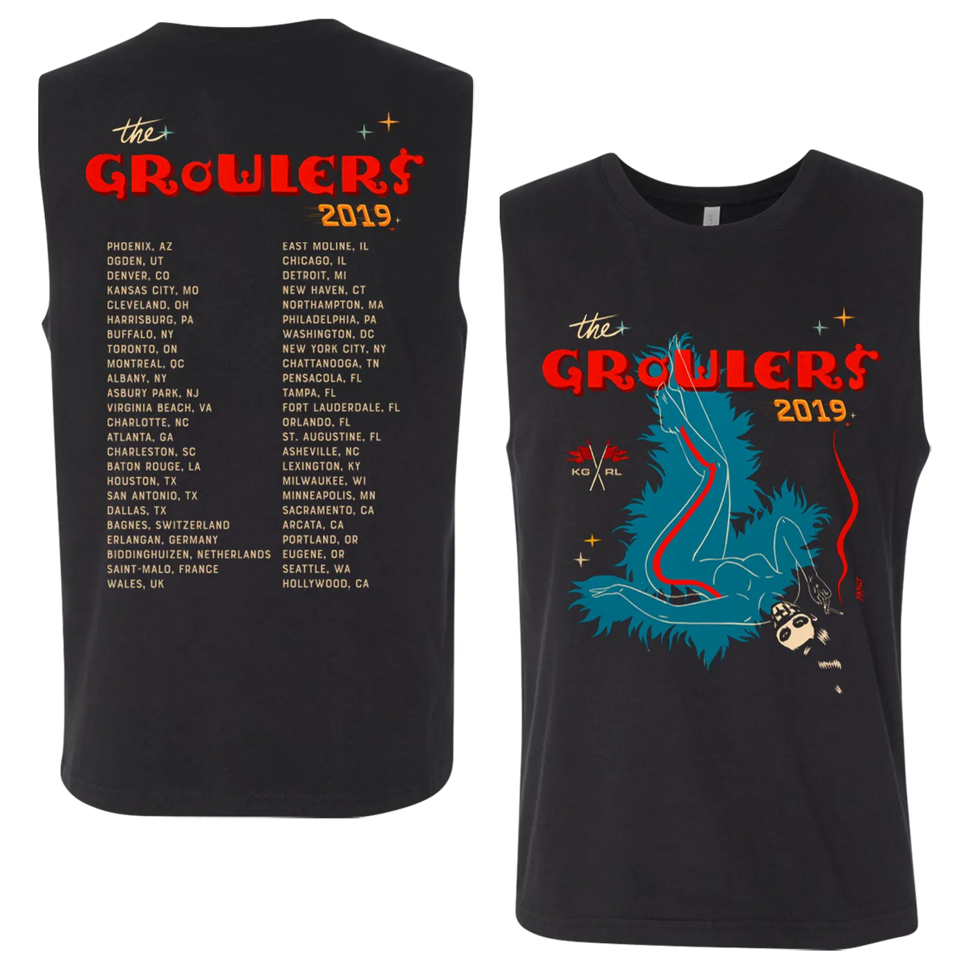 The Growlers 2019 Tour Muscle Tank