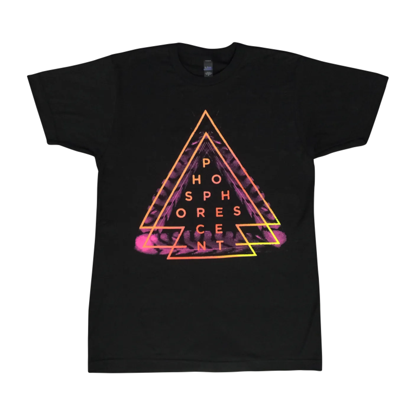 Phosphorescent Neon Triangle Tee