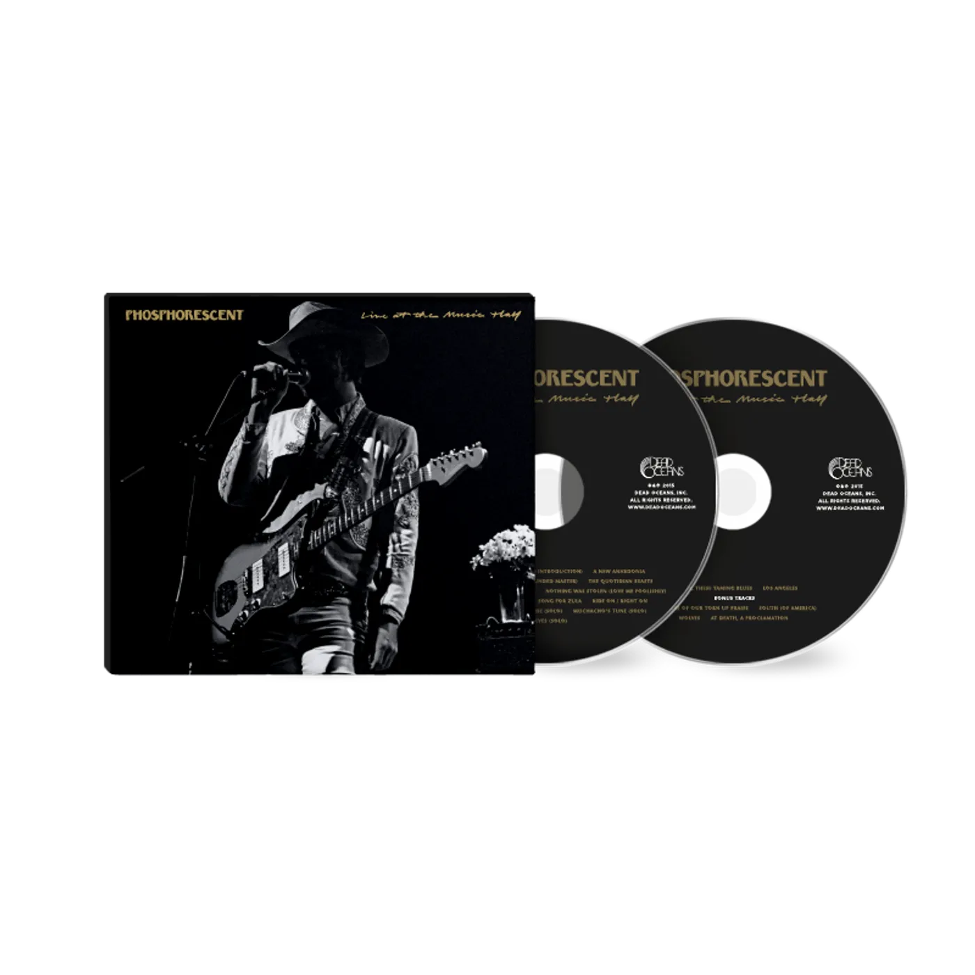 Phosphorescent Live at the Music Hall CD + Tee Bundle