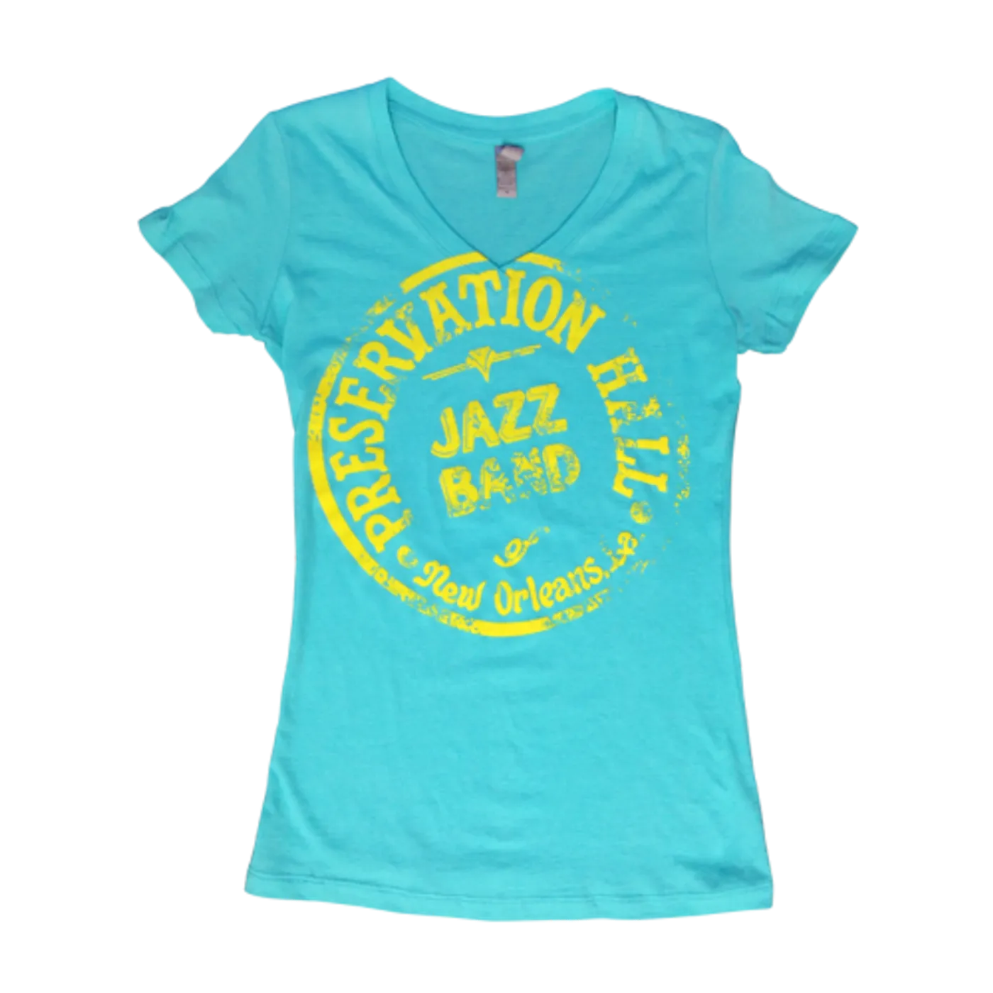 Preservation Hall Jazz Band Womens PHJB Drum Logo V-Neck