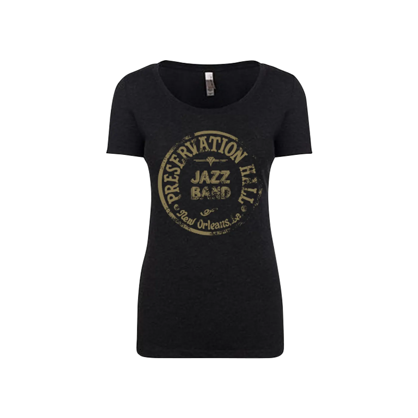 Preservation Hall Jazz Band Womens PHJB Drum Logo Tee (Vintage Black)