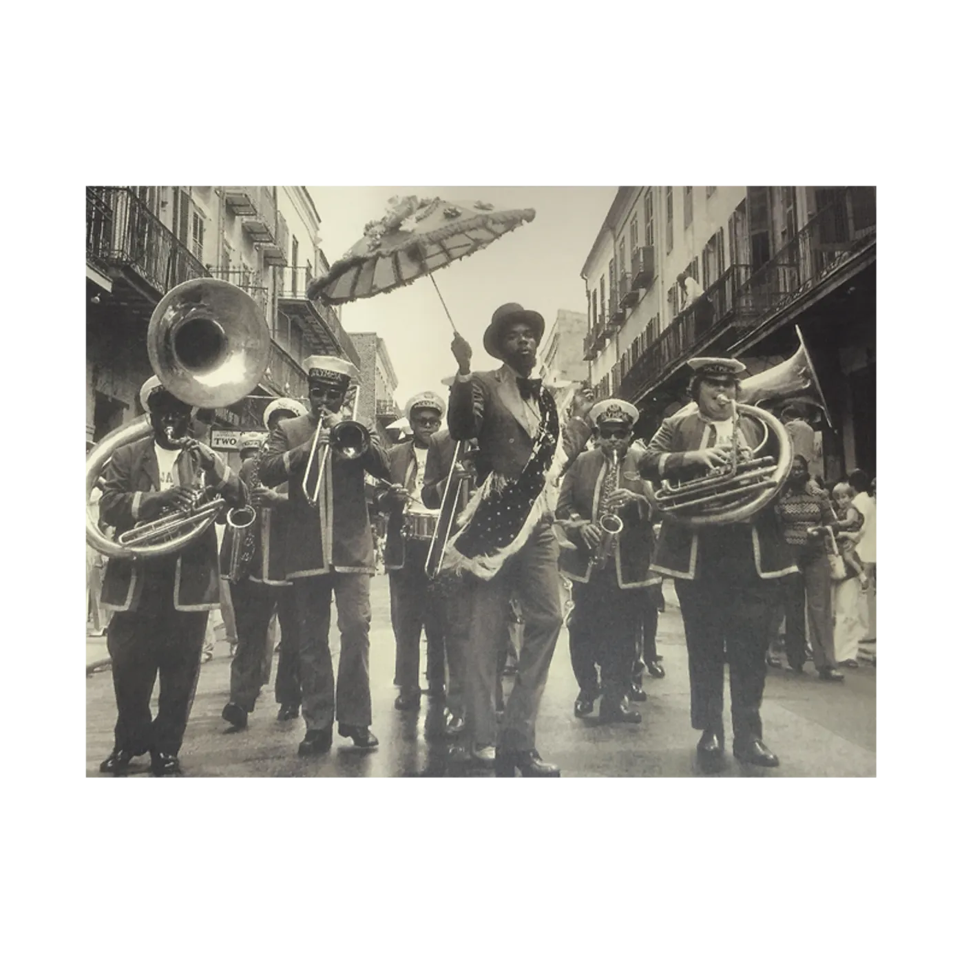 Preservation Hall Jazz Band Olympia Brass Band Greeting Card