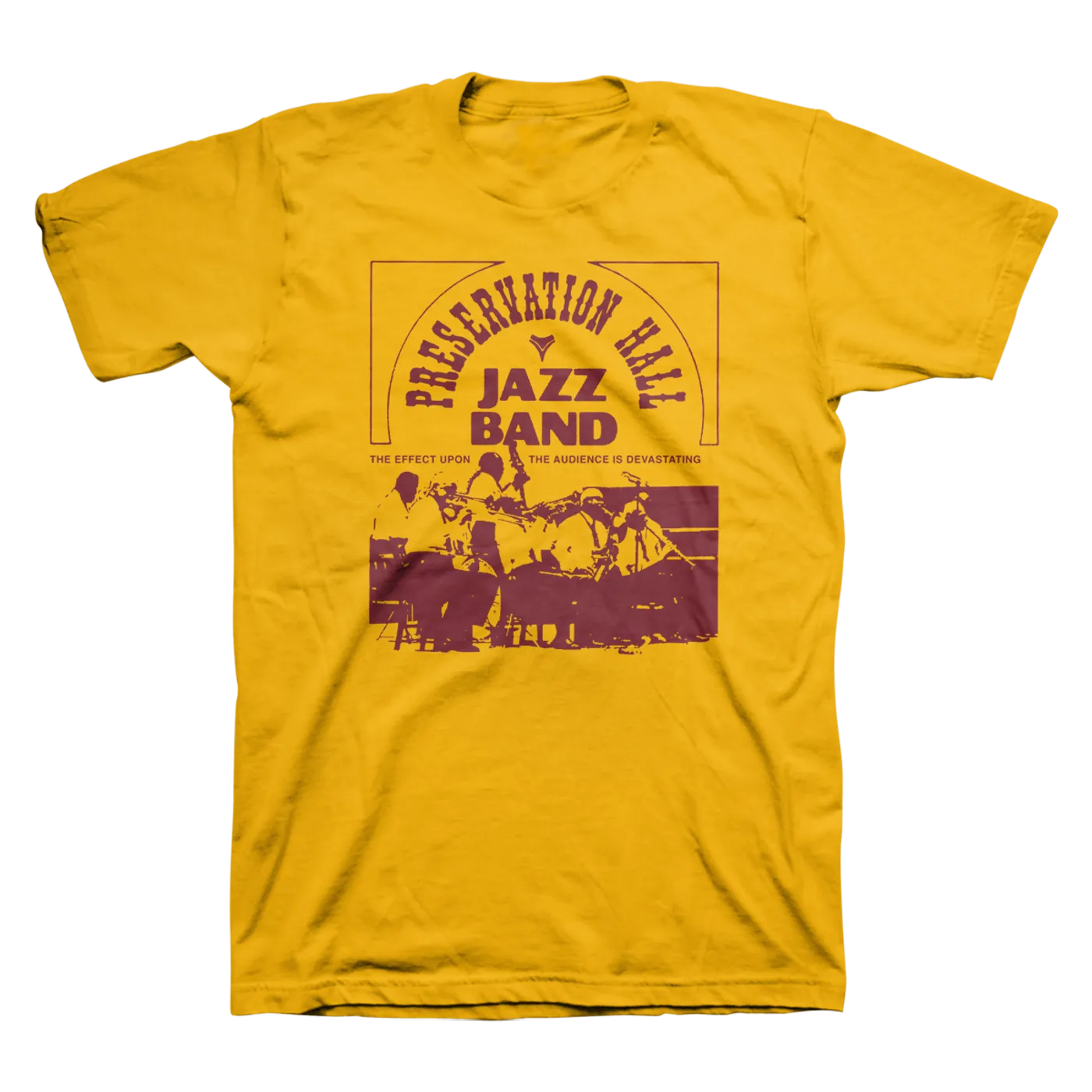 Preservation Hall Jazz Band Kid Thomas Tee (Gold)