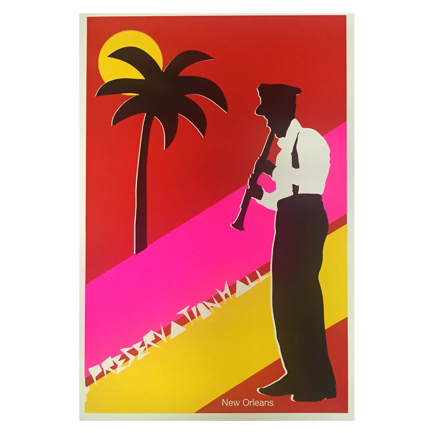 Preservation Hall Jazz Band Clarinet Man Poster