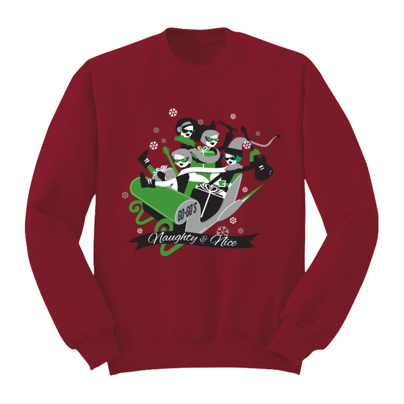 The Go-Go's Sleigh Unisex Crewneck Sweatshirt