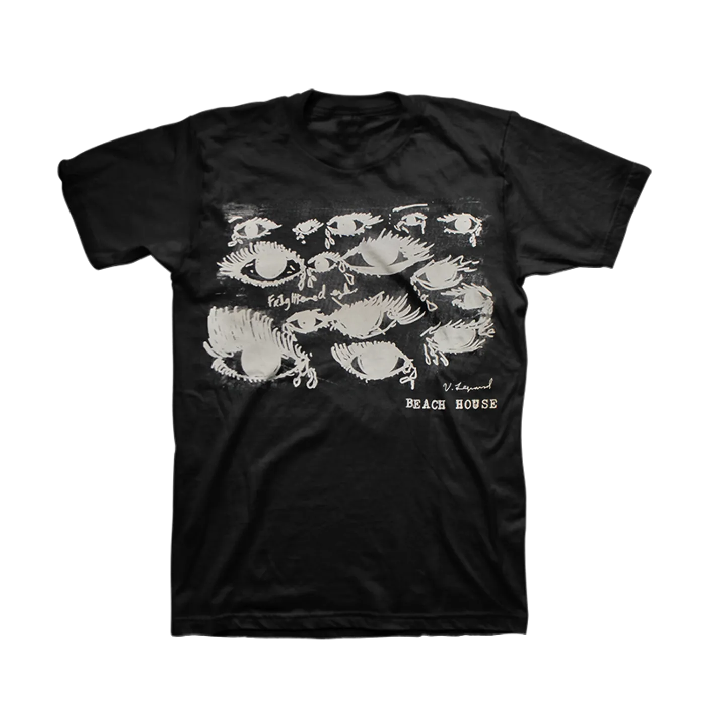 Beach House Bloom Eyes Shirt (Black)