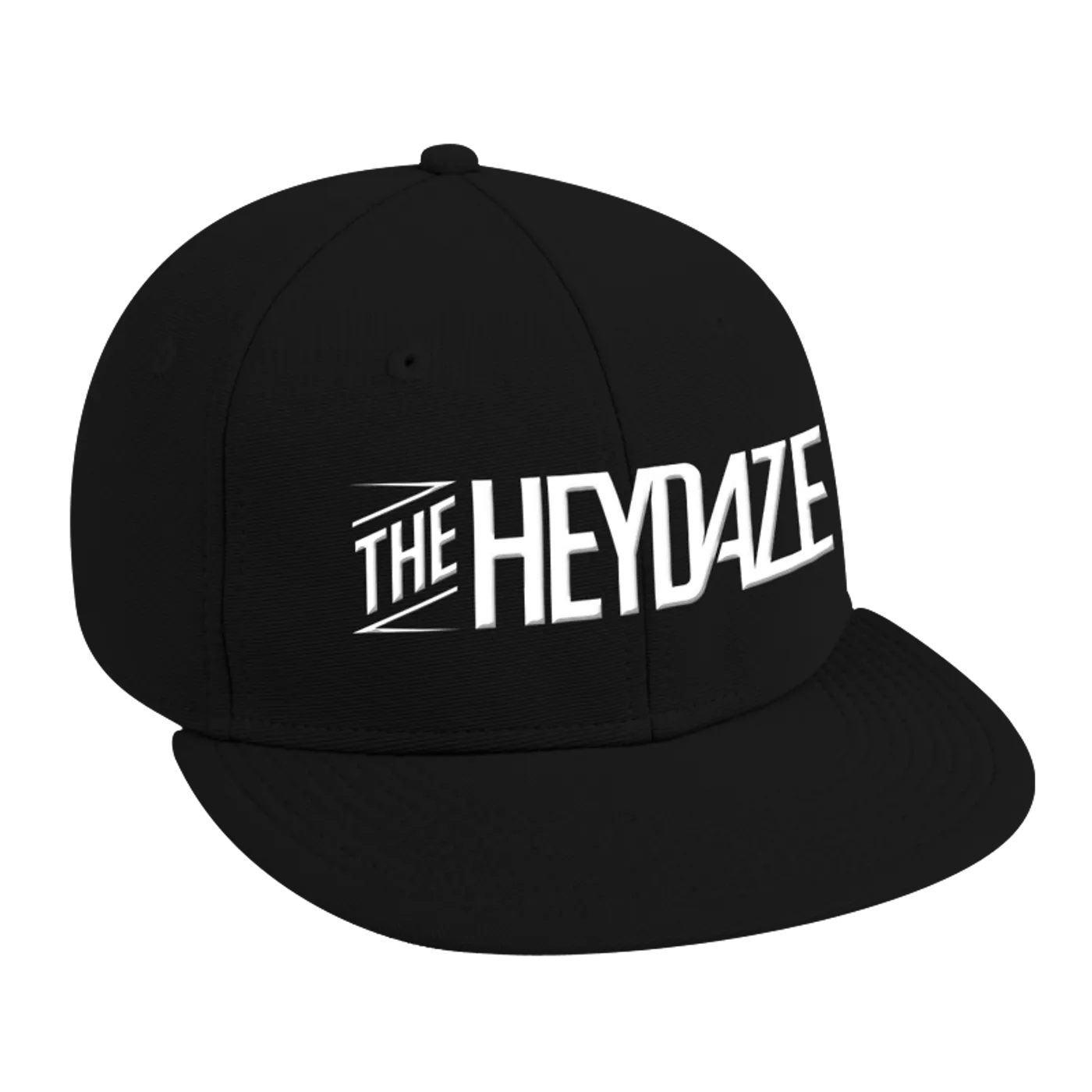The Heydaze Black Logo Snapback Hat
