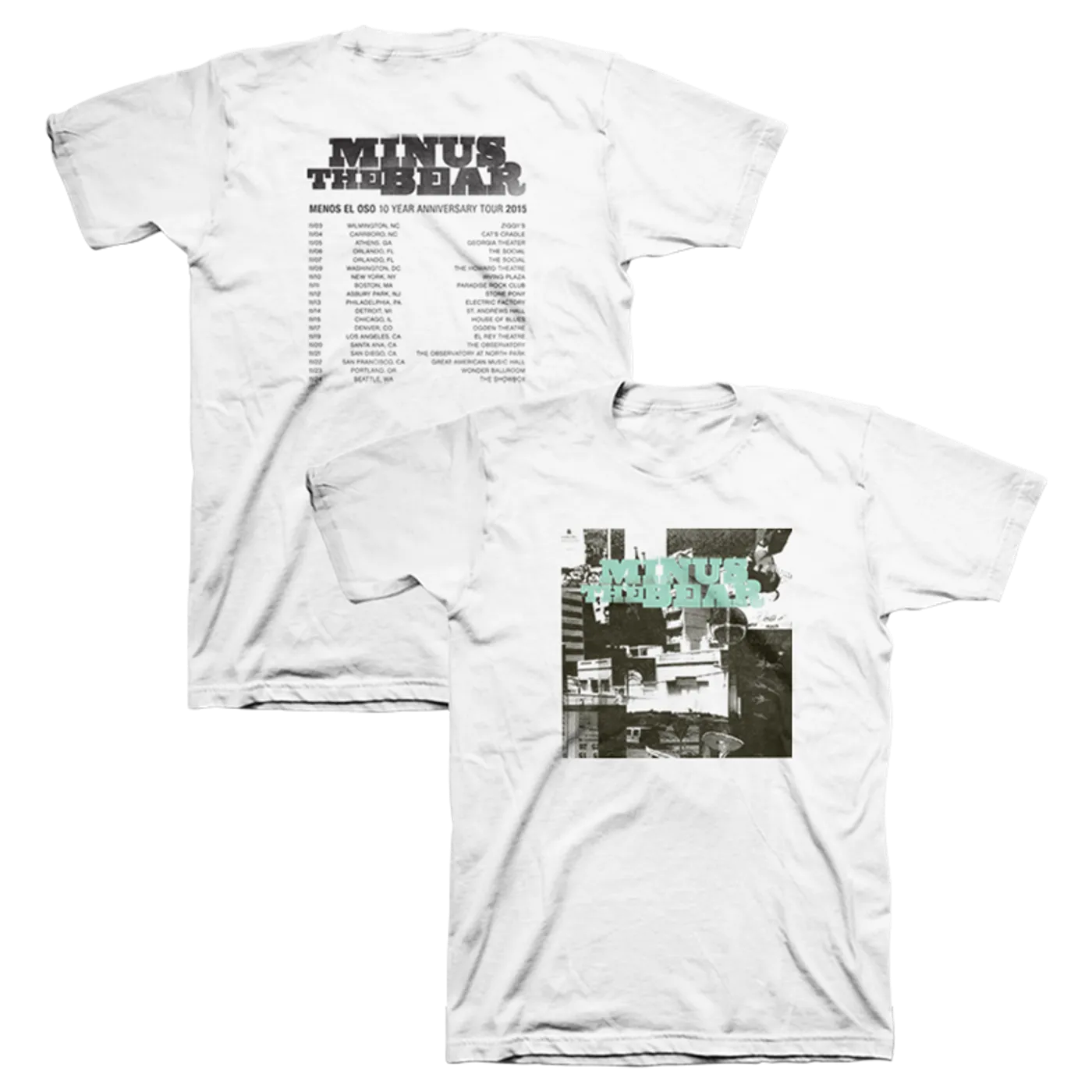 Minus the Bear Menos El Oso Tour Unisex Tee