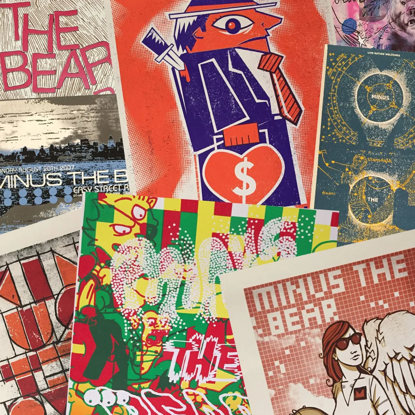 Minus the Bear Mystery Show Poster