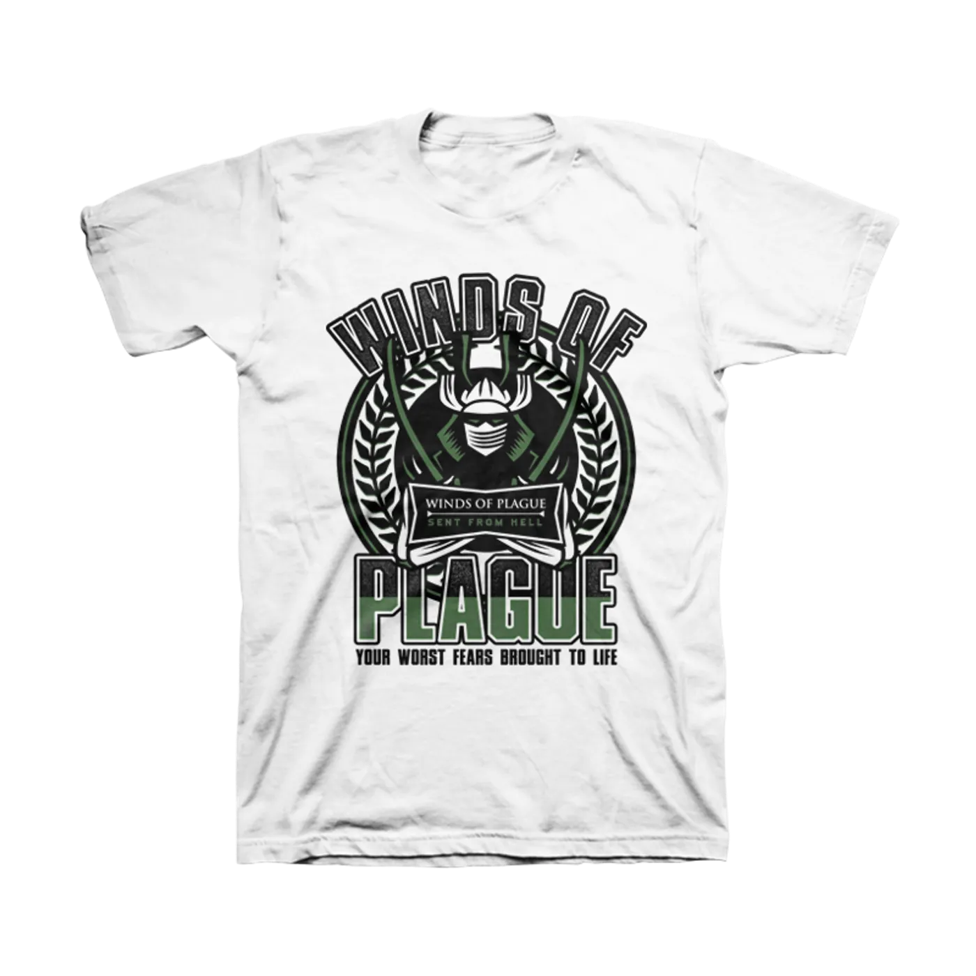 Winds of Plague Sent From Hell Crest Unisex Tee