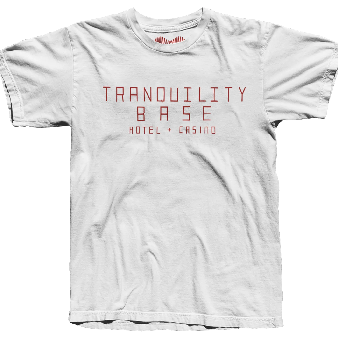 Arctic Monkeys 'TRANQUILITY BASE HOTEL + CASINO' T-SHIRT (WHITE)