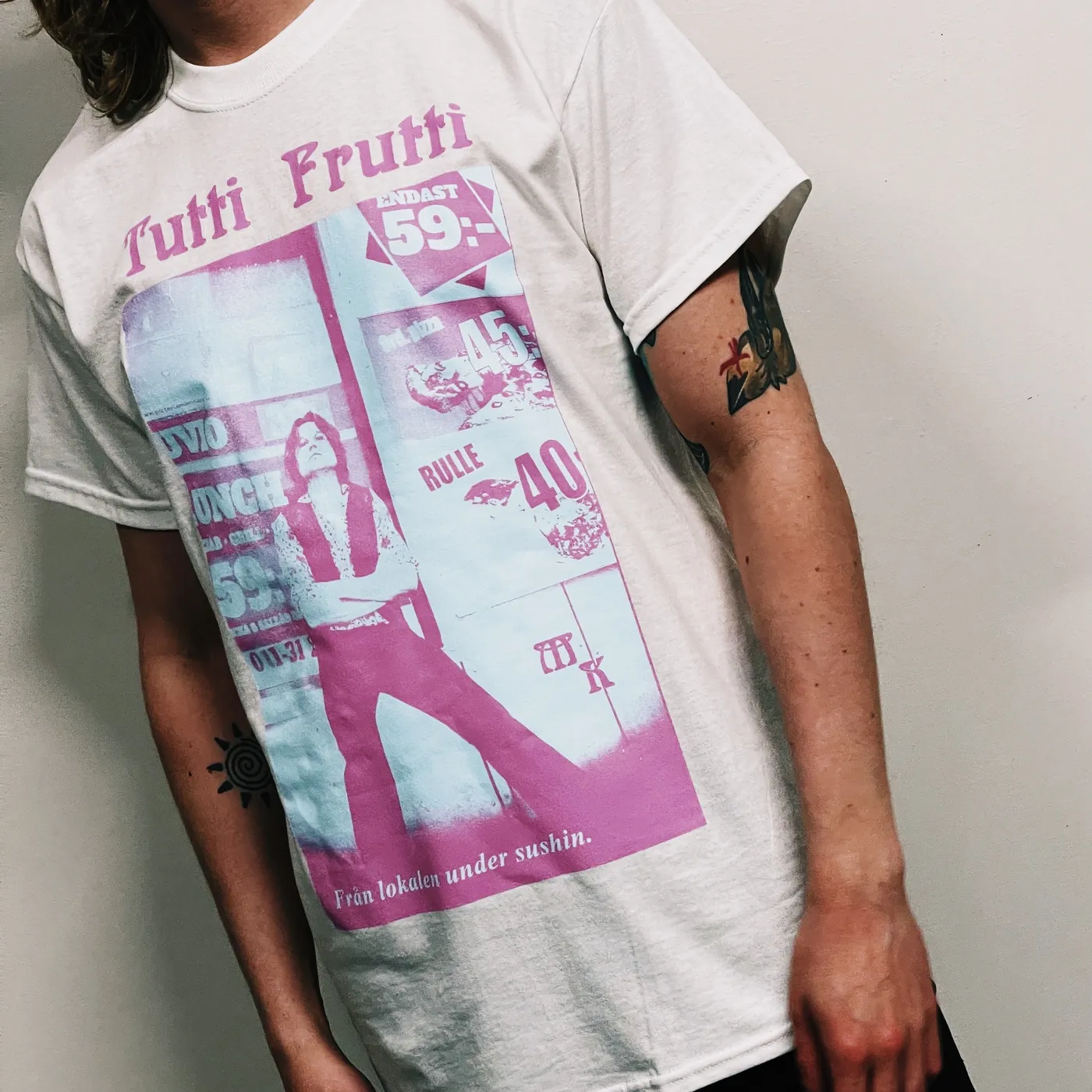 Markus Krunegård Bredbent T-shirt White