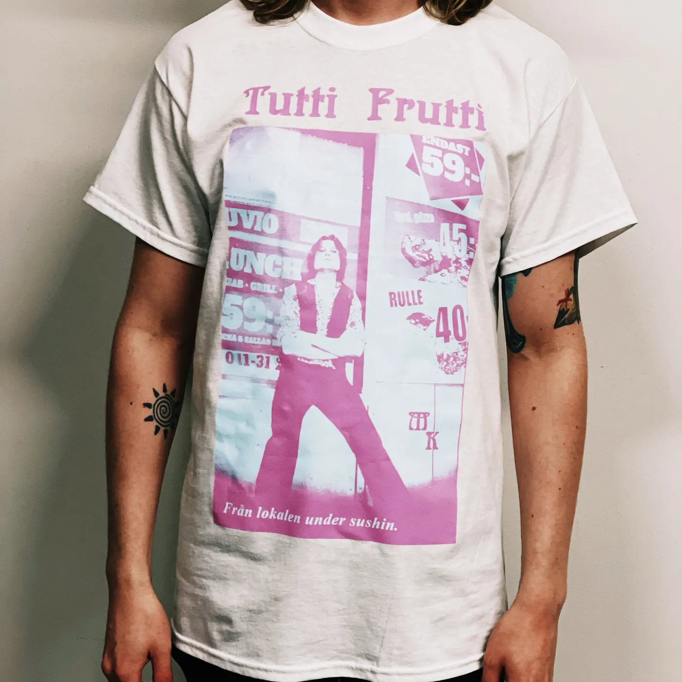 Markus Krunegård Bredbent T-shirt White