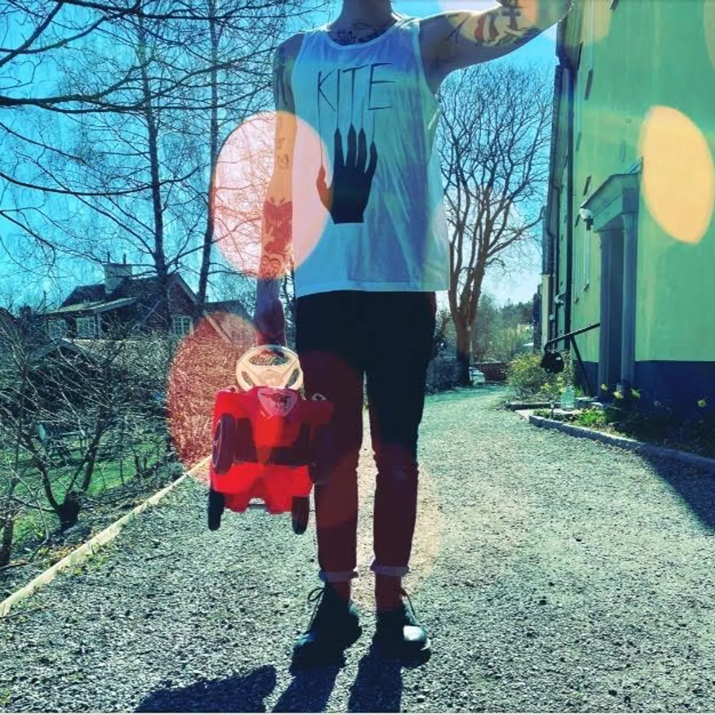 Kite Tank top Black hand