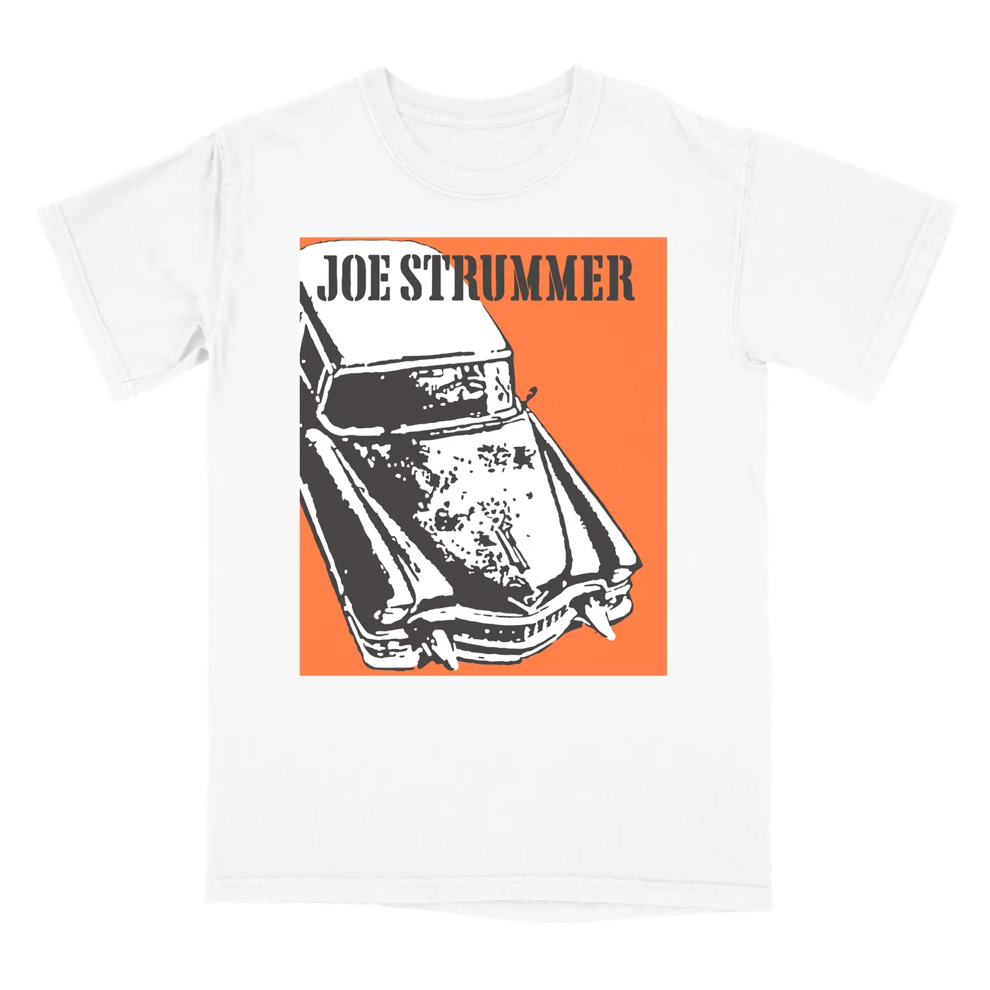 Joe Strummer Vintage Gangsterville White T-Shirt