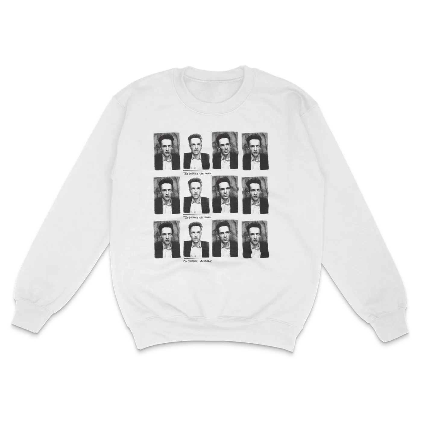 Joe Strummer Assembly White Sweatshirt