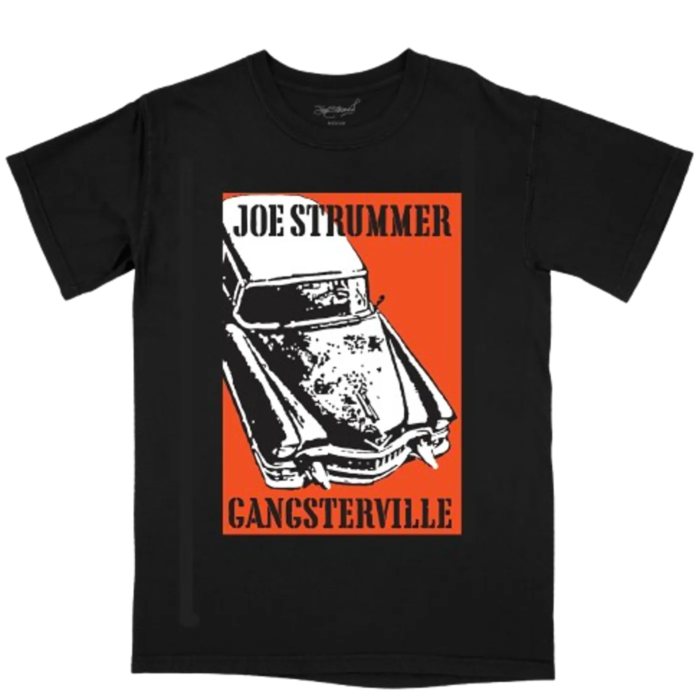 Joe Strummer NEW! Vintage Gangsterville Black T-Shirt