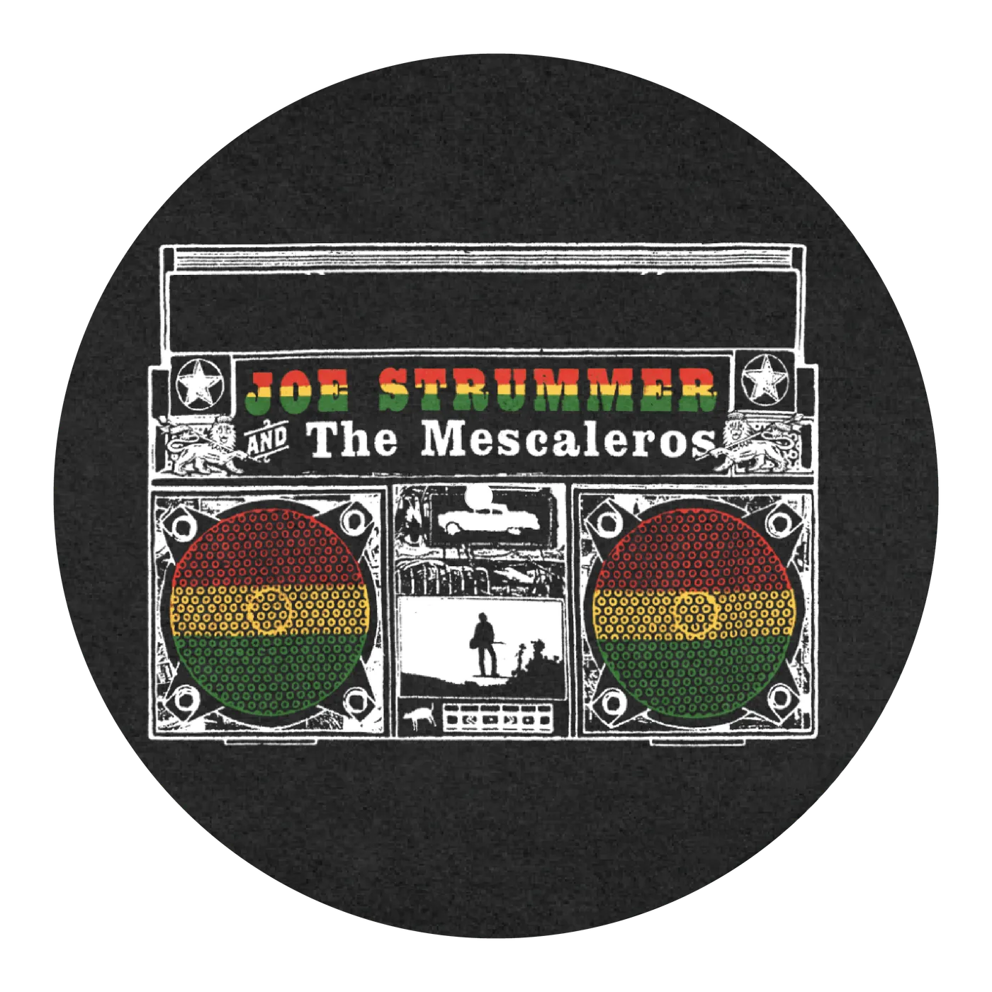 Joe Strummer Vintage Blaster Turntable Slipmat