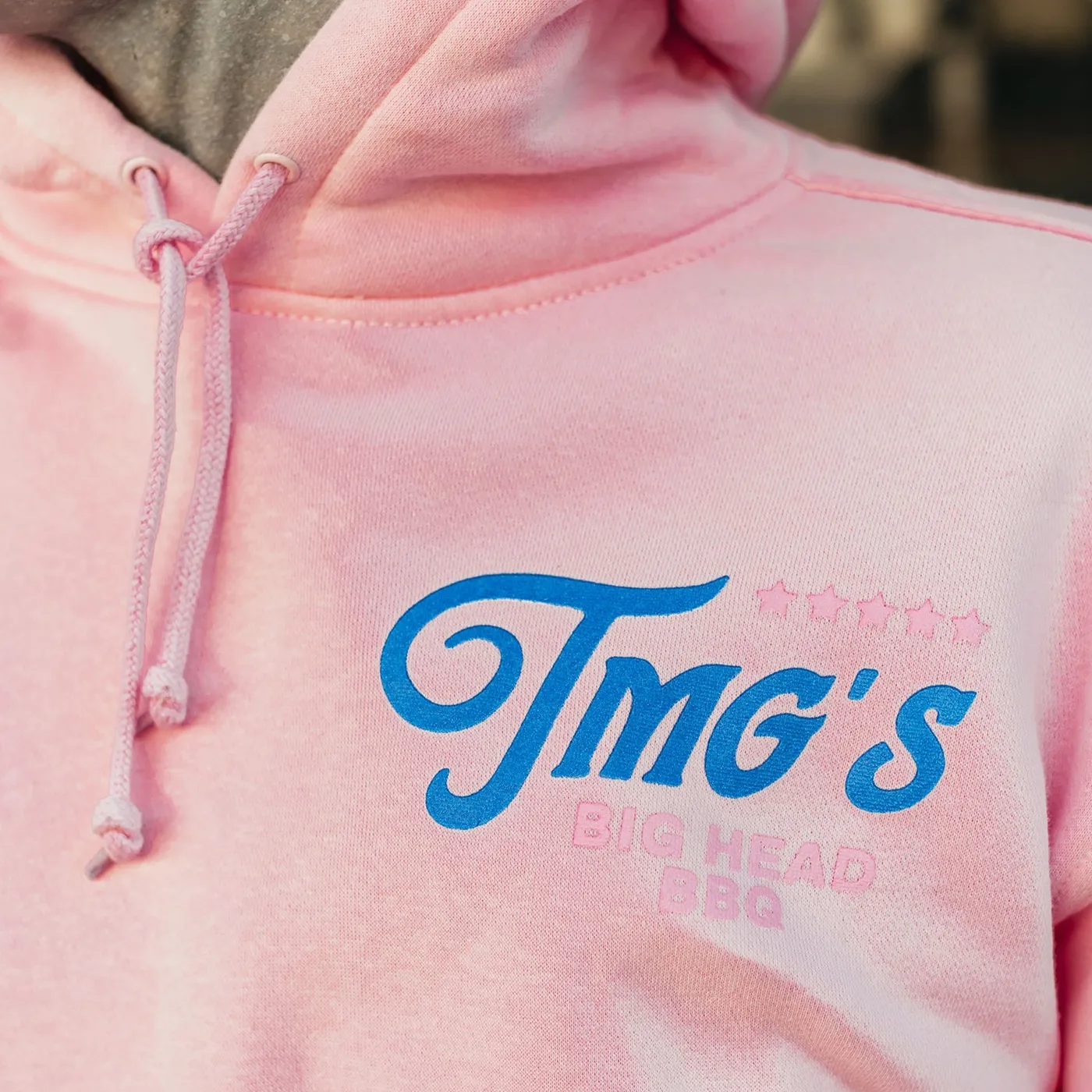 Tiny Meat Gang Big Head BBQ Pink Hoodie