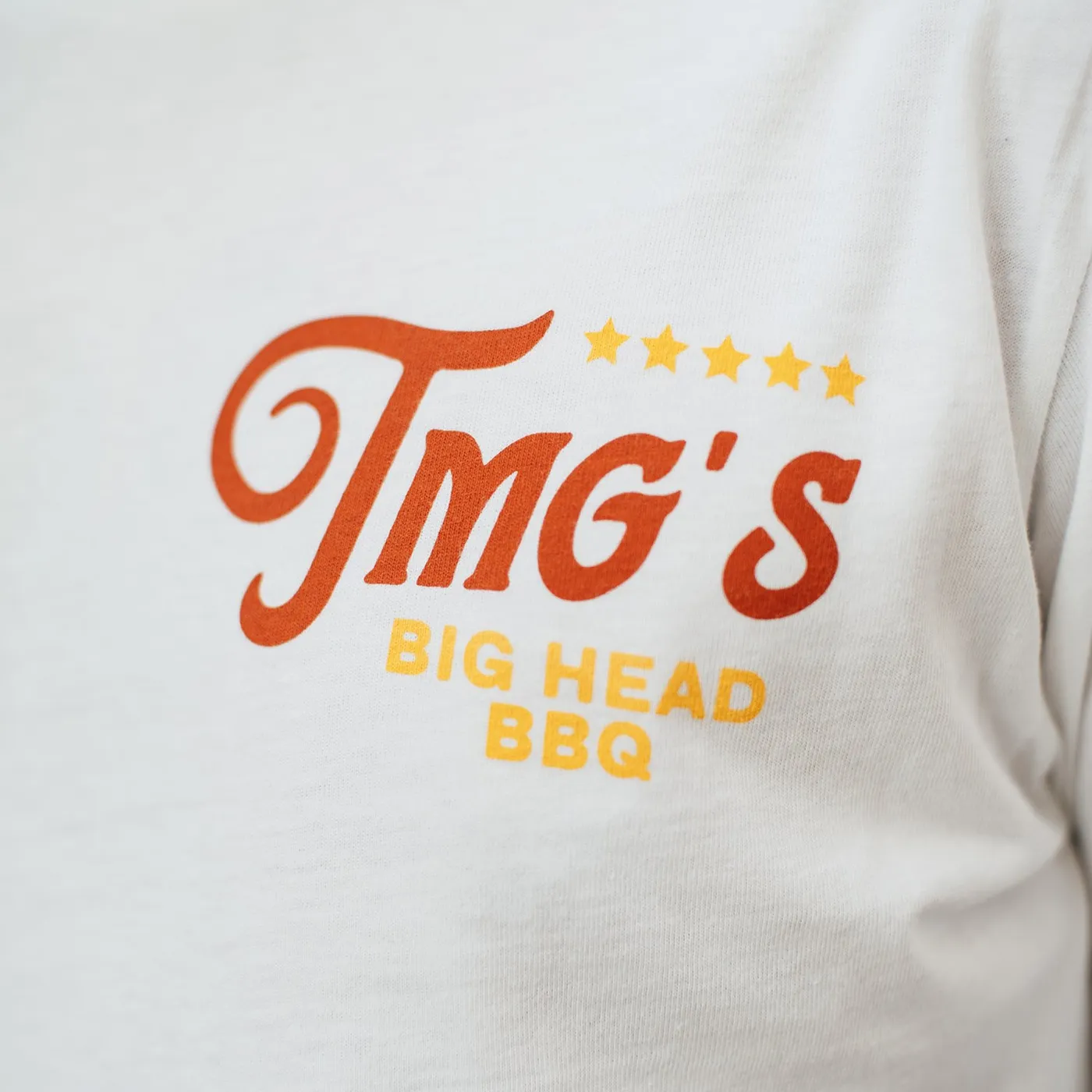 Tiny Meat Gang Big Head BBQ White T-Shirt