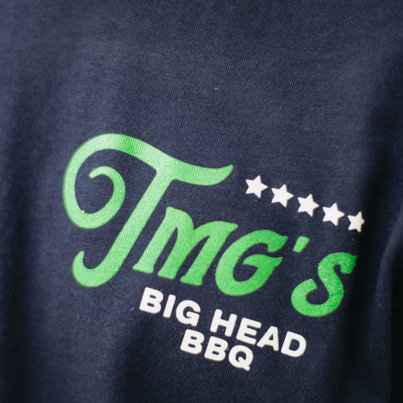 Tiny Meat Gang Big Head BBQ Navy Blue T-Shirt