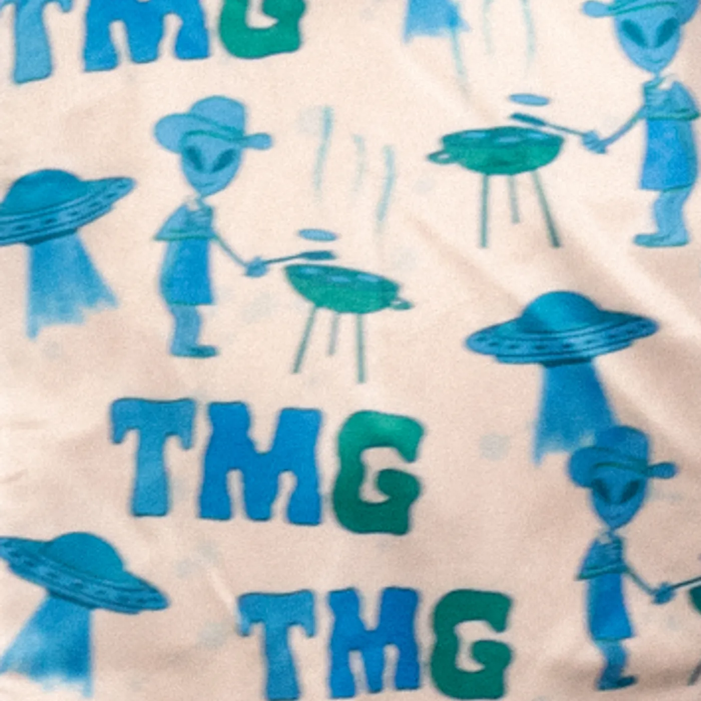 Tiny Meat Gang TMG Hawaiian White Shorts