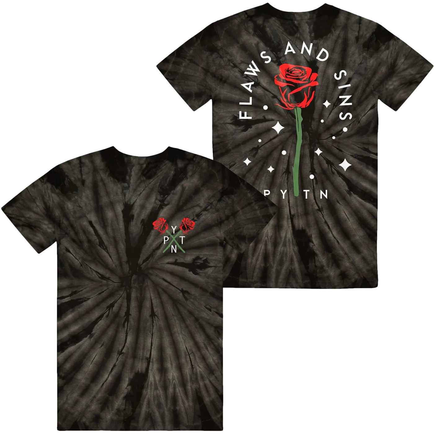 payton Flaws & Sins Spider Dyed Tee