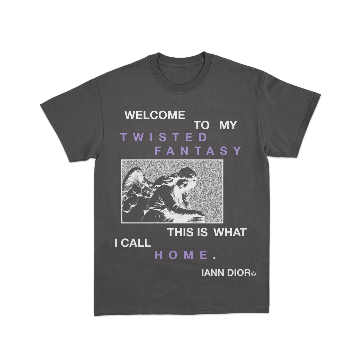iann dior Twisted Fantasy - Charcoal T-Shirt