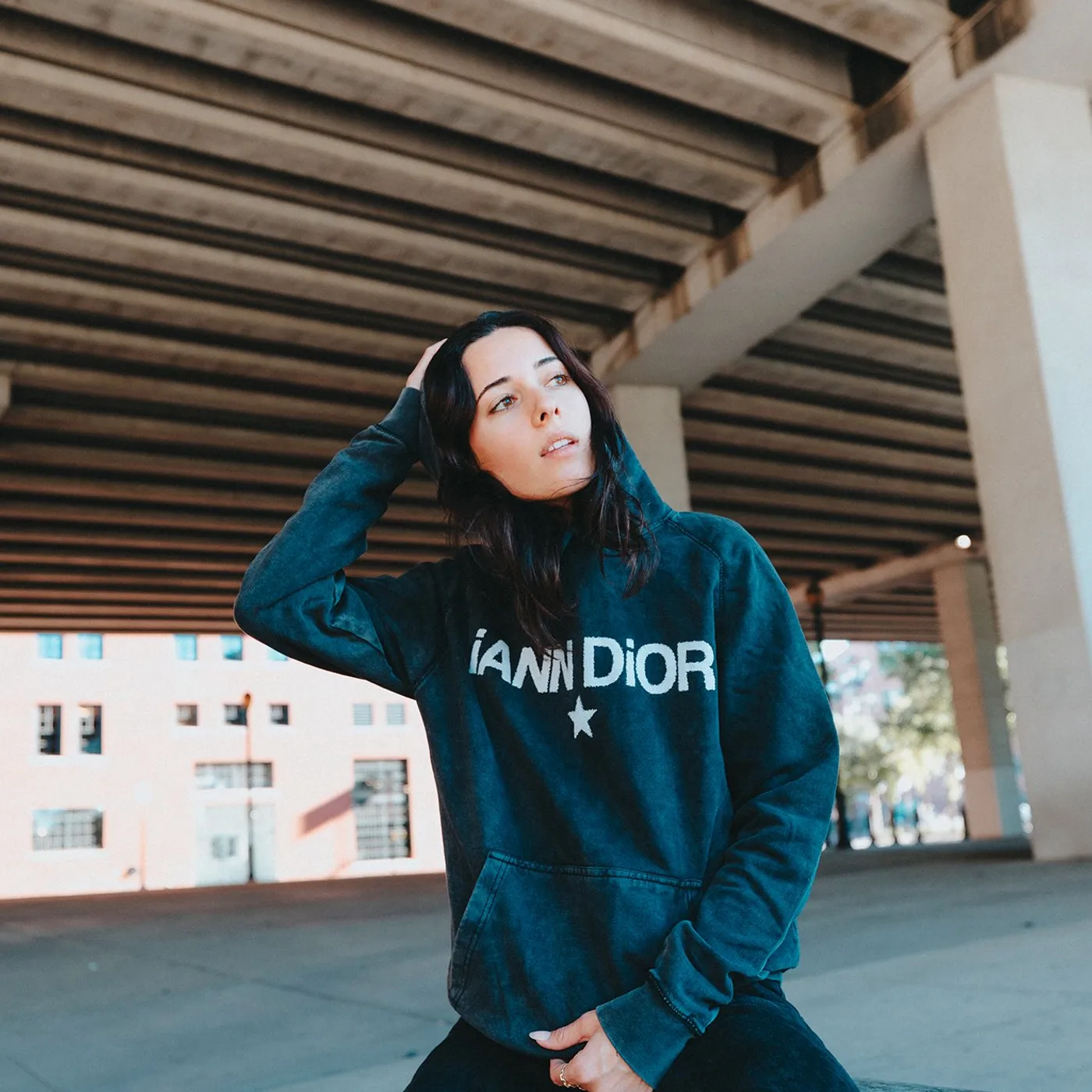 Iann Dior Cross Hoodie