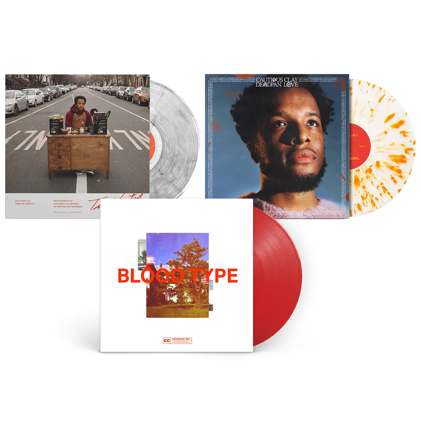 Cautious Clay All 3 Albums - Vinyl Bundle