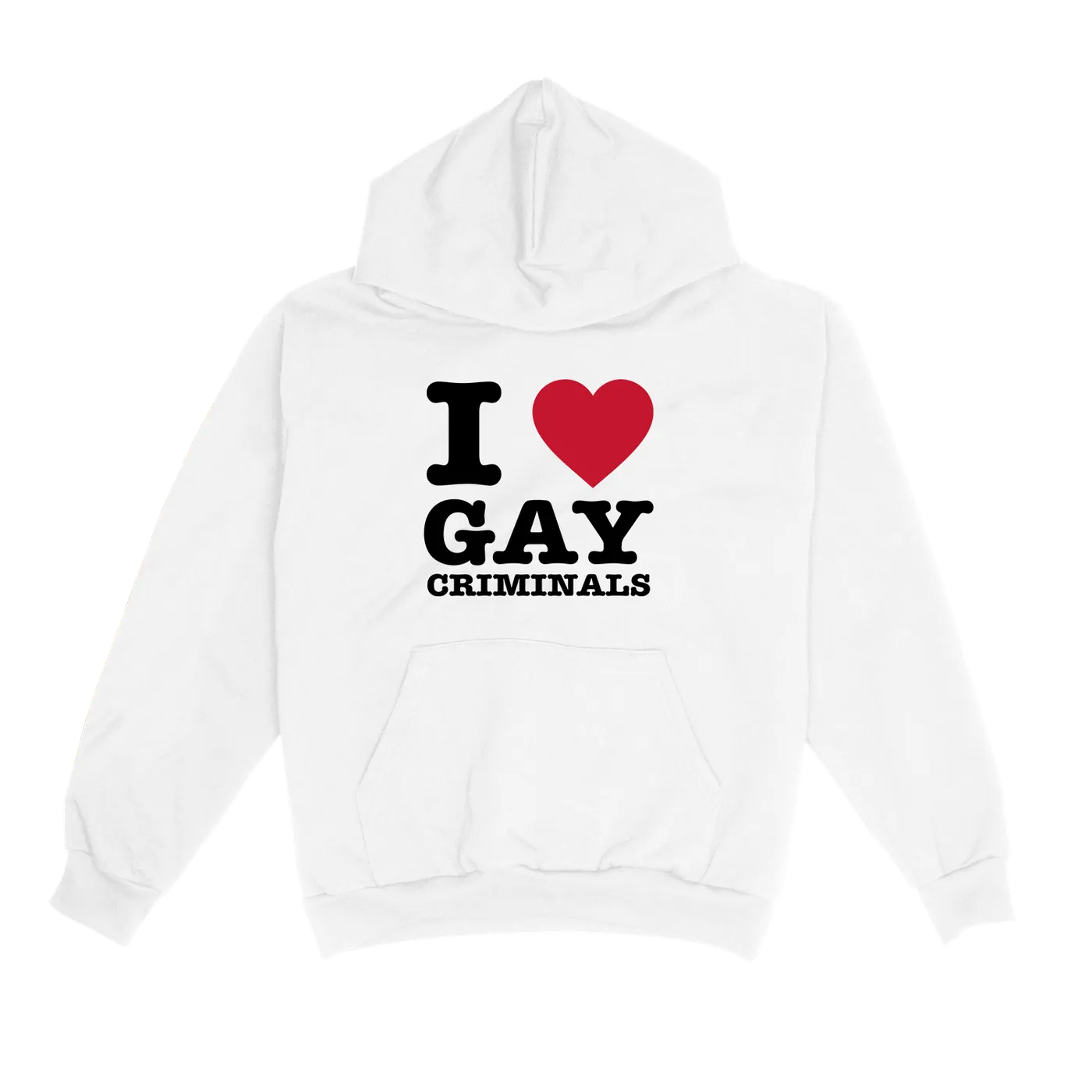 Miles McKenna I <3 Gay Criminals White Hoodie