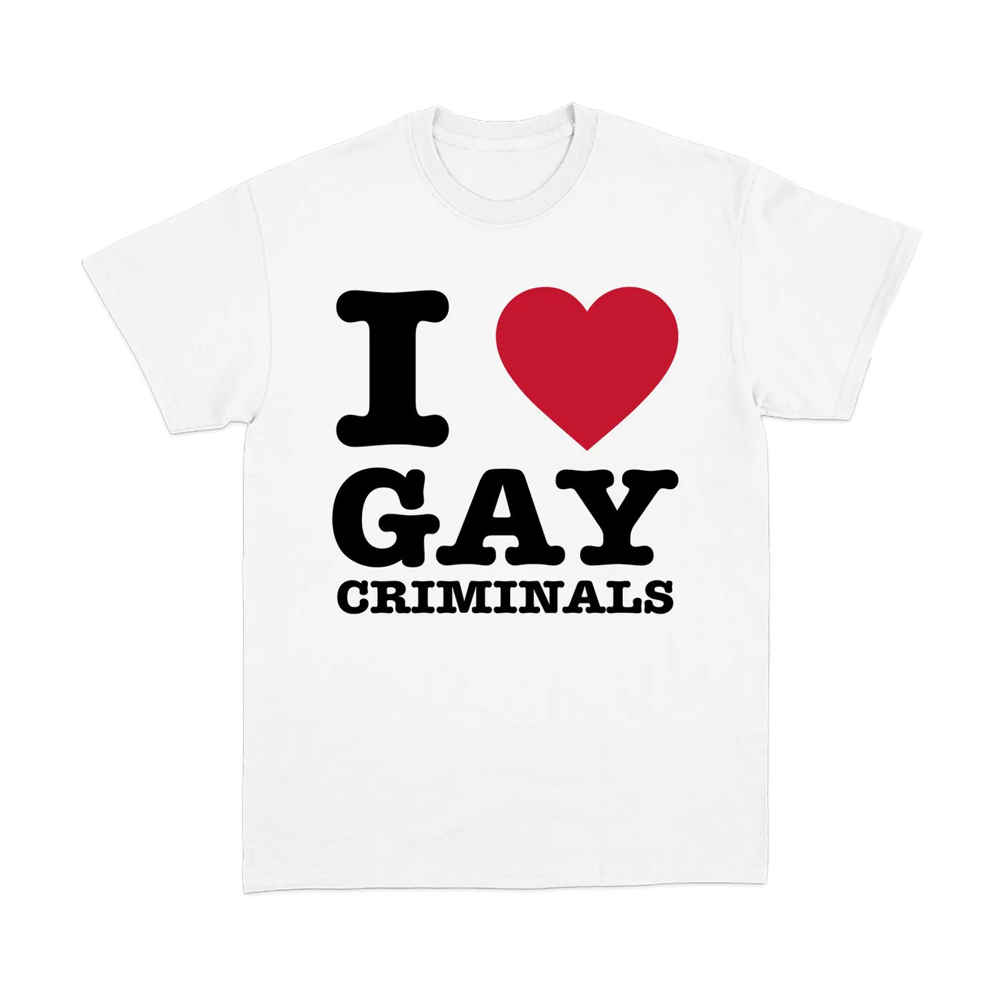 Miles McKenna I <3 Gay Criminals White T-Shirt