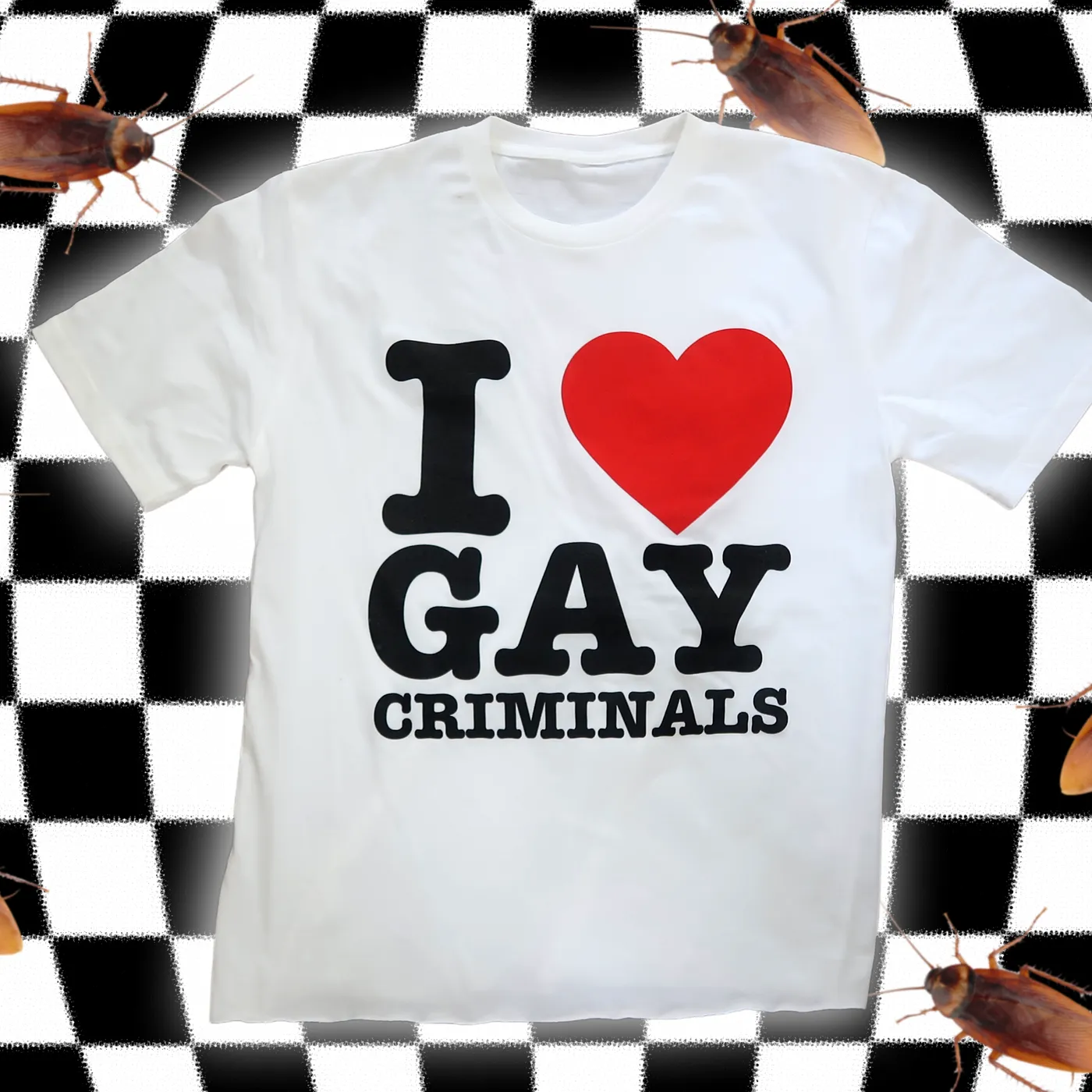 Miles McKenna I <3 Gay Criminals White T-Shirt