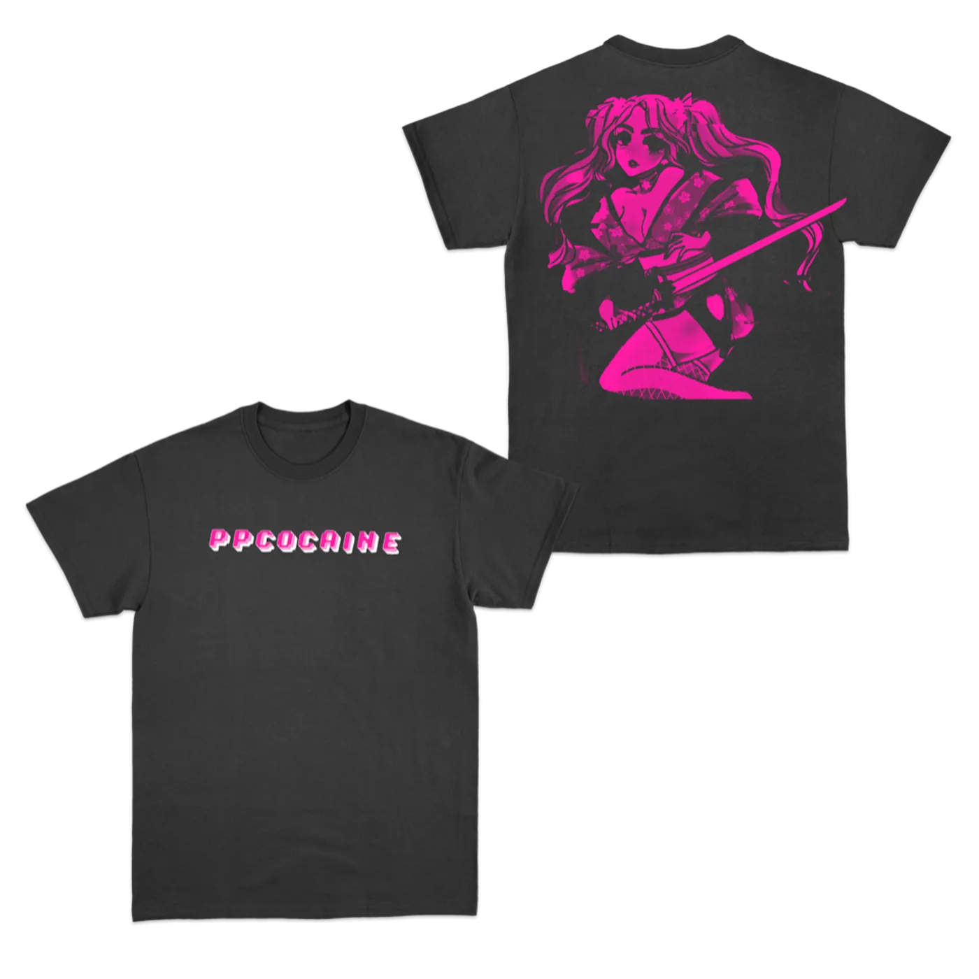 ppcocaine Level Up Black T-Shirt