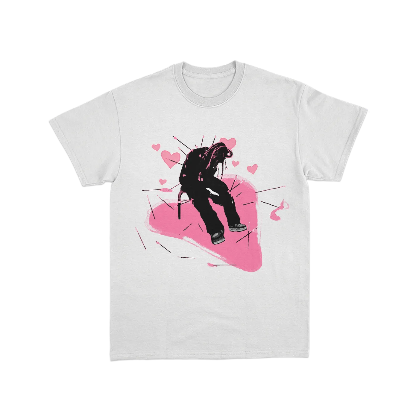 Dro Kenji Hearts White Tee