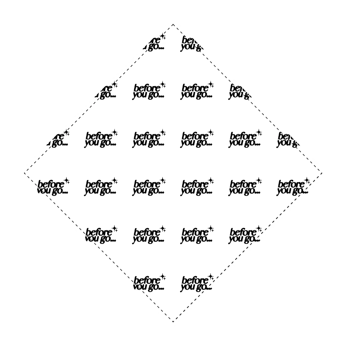 Blxst Before You Go White Bandana