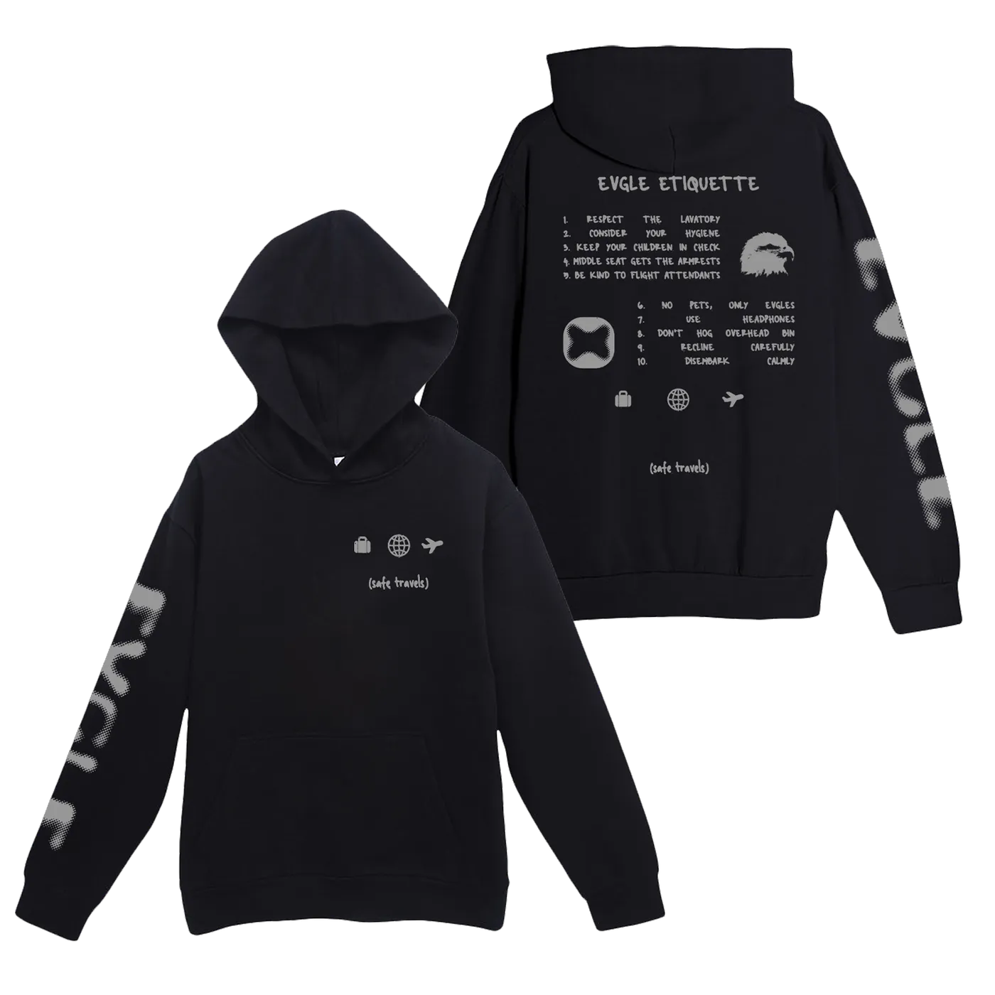 Blxst AirEVGLE Black Hoodie