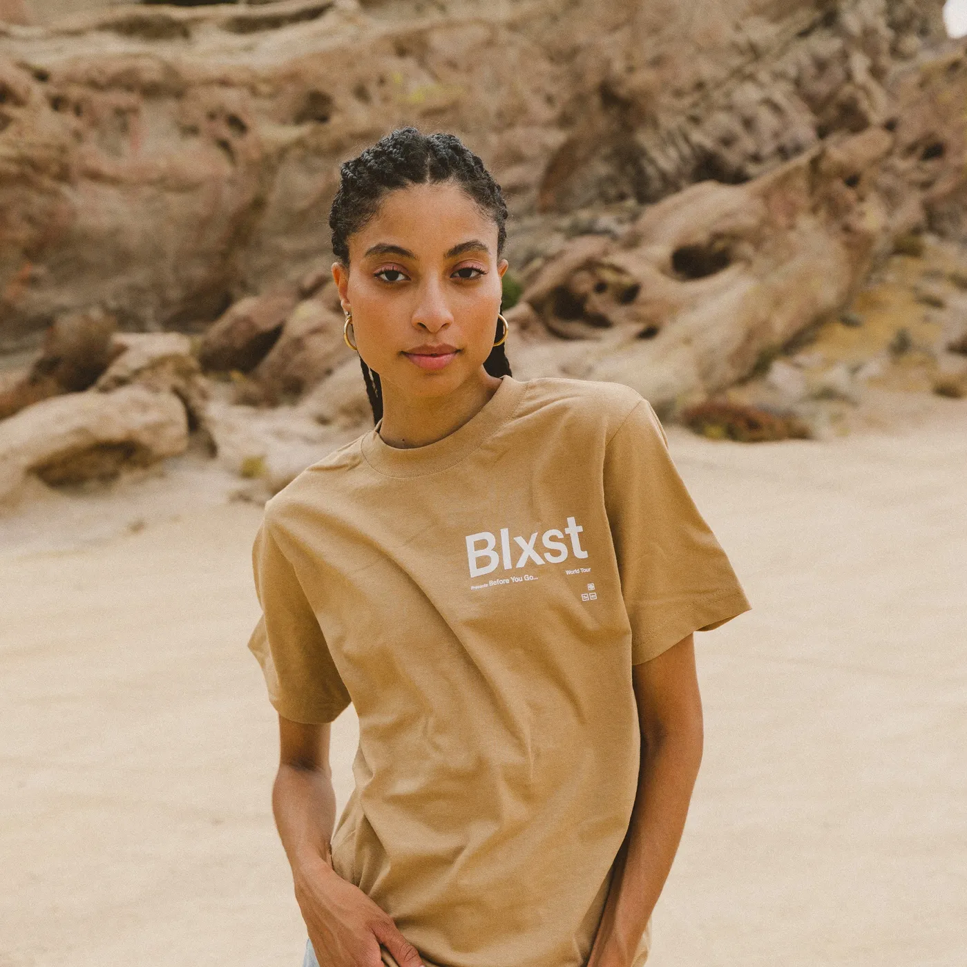 Blxst Air EVGLE Tan Tour T-Shirt